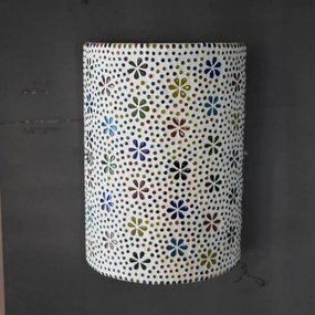 Mosaic lampa nástenná orientálna s vypínačom KVETY 17*26