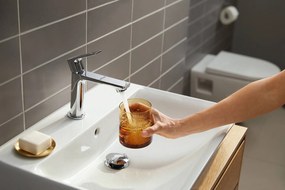 Hansgrohe Rebris E, umývadlová batéria, CoolStart, chrómová, HAN-72560000