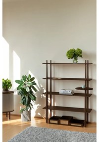 Hnedý modulárny policový systém v dekore duba 110x148 cm Stories - UMAGE