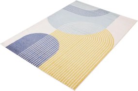 Koberec Muse MU15 modrý Retro