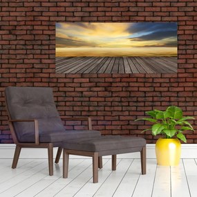 Obraz - Mólo s výhľadom (120x50 cm)