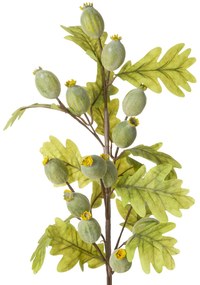 Dekoratívna kvetina 77 cm, s listami 40 cm, svetlo zelená