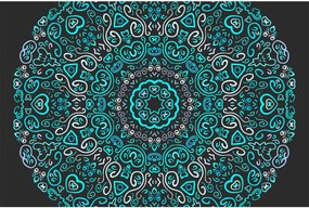 Obraz ornamentálne abstrakcie (90x60 cm)