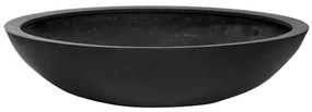 Kvetináč Fiberstone Jumbo bowl čierny 110x27 cm