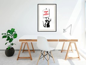 Artgeist Plagát - Because I'm Worthless [Poster] Veľkosť: 30x45, Verzia: Zlatý rám