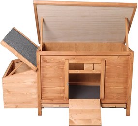 Kurník Avenberg HANK 120 x 60 x 60 cm (hnedý)