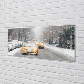 Obraz plexi Zime sneh limuzínový servis 120x60 cm