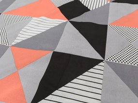 Bavlnené obliečky JERVIS sivé + povlak na vankúšik 40 x 40 cm Rozmer obliečky: 70 x 90 cm | 140 x 200 cm