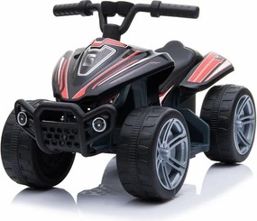 LEAN CARS Štvorkolka TR1805 čierna s batériovým napájaním