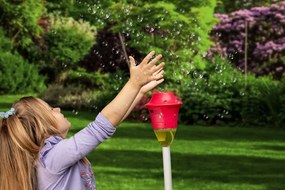 FRU BLU Záhradná lucerna na bubliny + náplň 115 ml