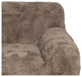 Hnedé kreslo Teddy – Ixia