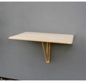 Záhradný nástenný stolík z borovicového dreva 79x59 cm - Rojaplast