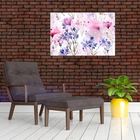 Obraz - Akvarelová lúka (90x60 cm)