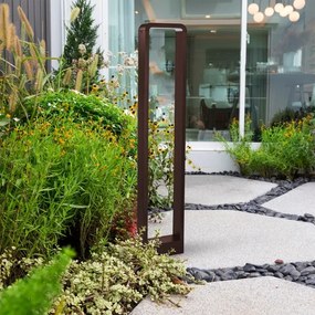 Brilagi - LED vonkajšie svietidlo BARI LED/7W/230V 3000/4000/6000K hnedá IP54 80 cm