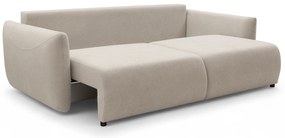 Rozkladacia pohovka Calma - béžová hydrofóbna pletenina Curio 09