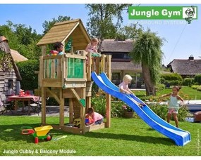 Ihrisko Jungle Cubby so šmykľavkou a modulom Balcony