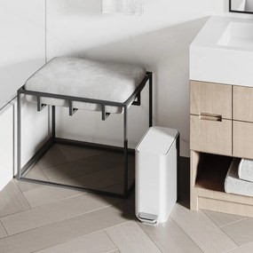 Pedálový oceľový odpadkový kôš 5 l – simplehuman