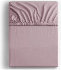 Staroružová napínacia plachta jersey 90x200 cm Amber – Restilo