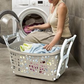 BAMA Kôš na bielizeň STAND UP, farba sivá