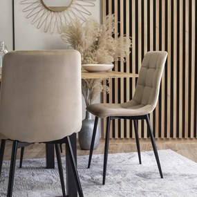 Čalouněná jídelní židle PERU béžová