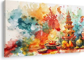 Obraz - Akvarelové ilustrácie (90x60 cm)