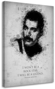 Gario Obraz na plátne Freddie Mercury - Gab Fernando Rozmery: 40 x 60 cm