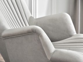 Relaxačné kreslo Nuttshell (sivá + čierna). Akcia -20%. Vlastná spoľahlivá doprava až k Vám domov. 1136215