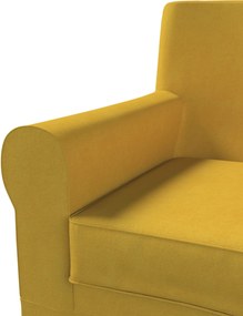 Poťah na kreslo Ektorp Jennylund farba produktu žltá látka zapletaná