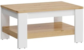 Konferenčný stolík Avila AILT01 biela/dub artisan