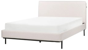 Čalúnená posteľ 140 x 200 cm béžová CORIO Beliani
