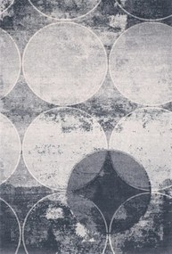 Koberec Agnella Opal Kruhy - sivý