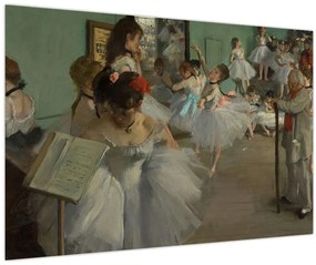 Obraz - Edgar Degas, The Dance Class, reprodukcia (90x60 cm)