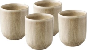 Béžové kameninové šálky v súprave 4 ks 360 ml Viola – House Nordic