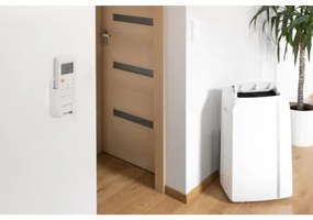 Sencor - Inteligentná mobilná klimatizácia 3v1 1450W/230V 12000 BTU Wi-Fi biela + DO