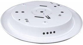 Stropné svietidlo s pohybovým senzorom MANA 2xE27/40W/230V priemer 30 cm biele