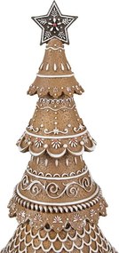 Dekorácia vianočný perníkový stromček Gingerbread Tree - Ø 16*42 cm