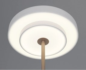 Slonovinová LED stolová lampa so stmievačom (výška 45,5 cm) Keaton – Trio