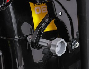 Ramiz MEGA Traktor D68 s prívesom žltý