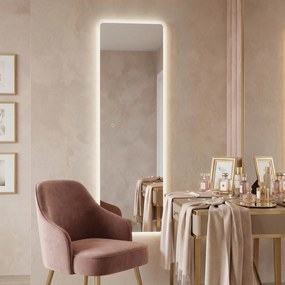 Rea MOL-SQ, vysoké LED zrkadlo, 150 × 50 cm, HOM-01527