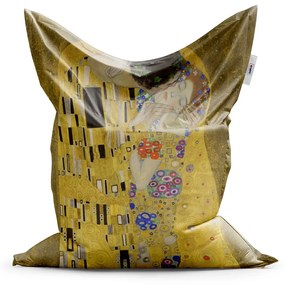 Sablio Sedací vak Bozk - Gustav Klimt - 150x100 cm
