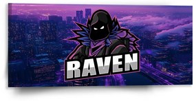 Sablio Obraz FORTNITE RAVEN Steampunk mesto - 110x50 cm