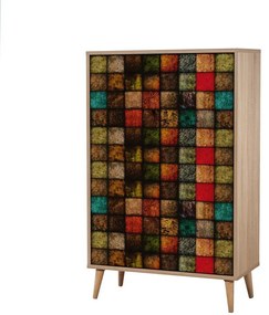 Mega Sonoma dubová skrinka s kockami