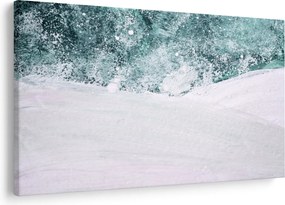 Obraz - Tyrkysová abstrakcia (90x60 cm)