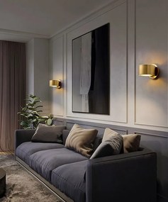 Toolight Toolight, nástenné svietidlo 1xE27 APP990-1W, zlatá, OSW-05541