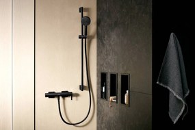 Hansgrohe Tecturis E, páková sprchová batéria, čierna matná, HAN-73620670