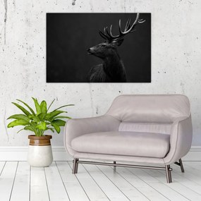 Obraz - Portrét jeleňa (90x60 cm)