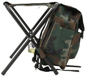 Cattara Skladacia stolička s batohom Olbia army, 30 x 35 x 27 cm