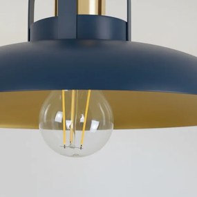 Brilagi - Prisadený luster FLAMENGO 1xE27/60W/230V modrá