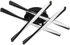 Eglo 75683 - LED stropné svietidlo ADEJE LED/19W/230V čierna