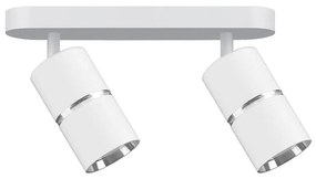 Bodové svietidlo BAMBOO 2xGU10/10W/230V biela